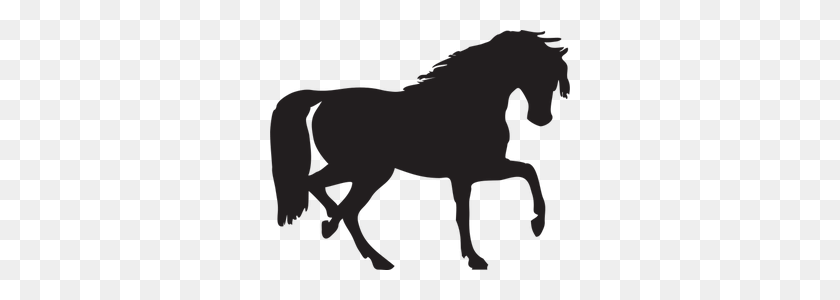 300x240 Бегущая Лошадь Силуэт Картинки Бесплатно - Беги Клипарт Черный И Белый