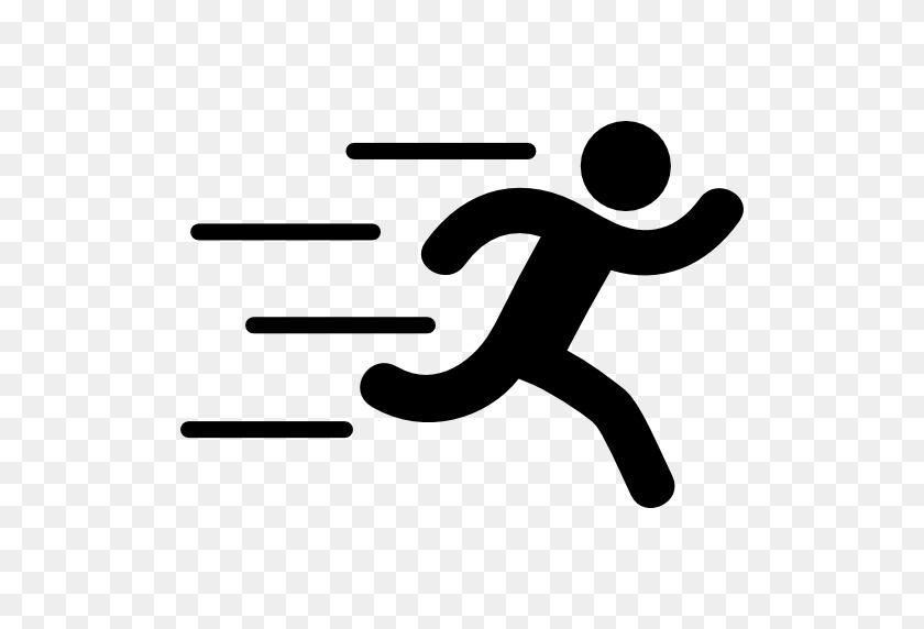 512x512 Running Icon - Correr Clipart