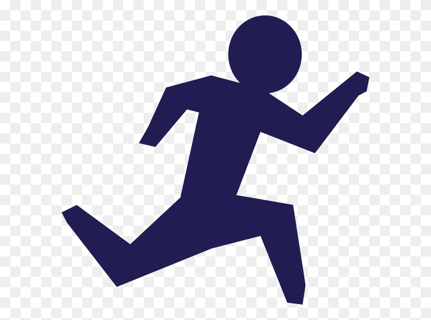 600x564 Running Man - Clipart Running