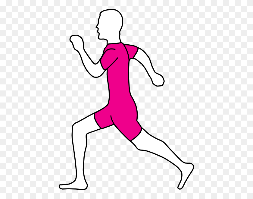 450x600 Running Man Clip Art - Person Running Clipart