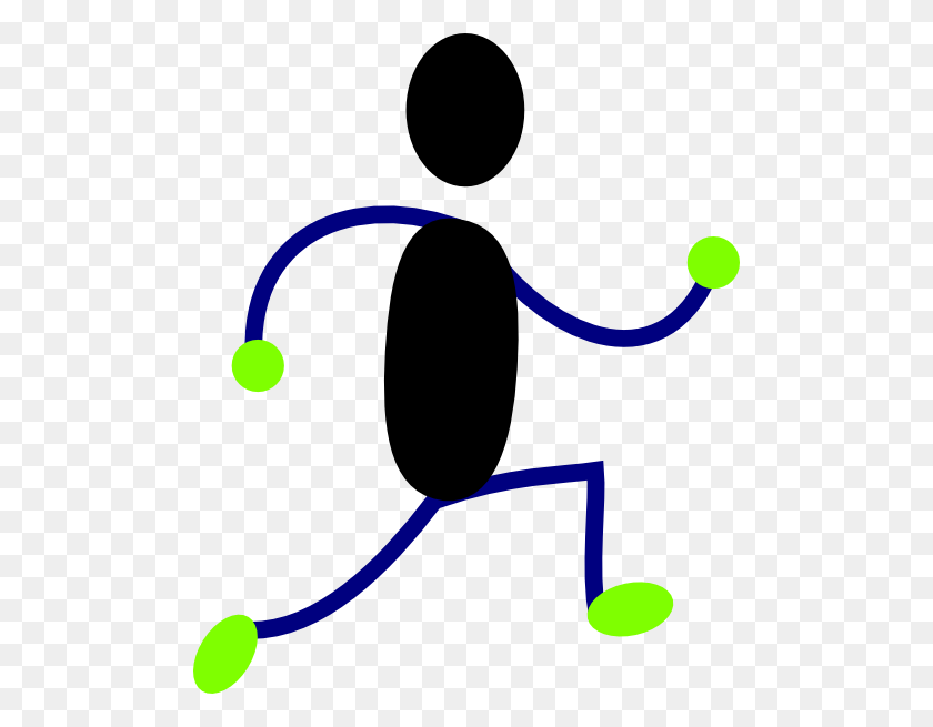 492x595 Running Man Clip Art - Little Man Clipart