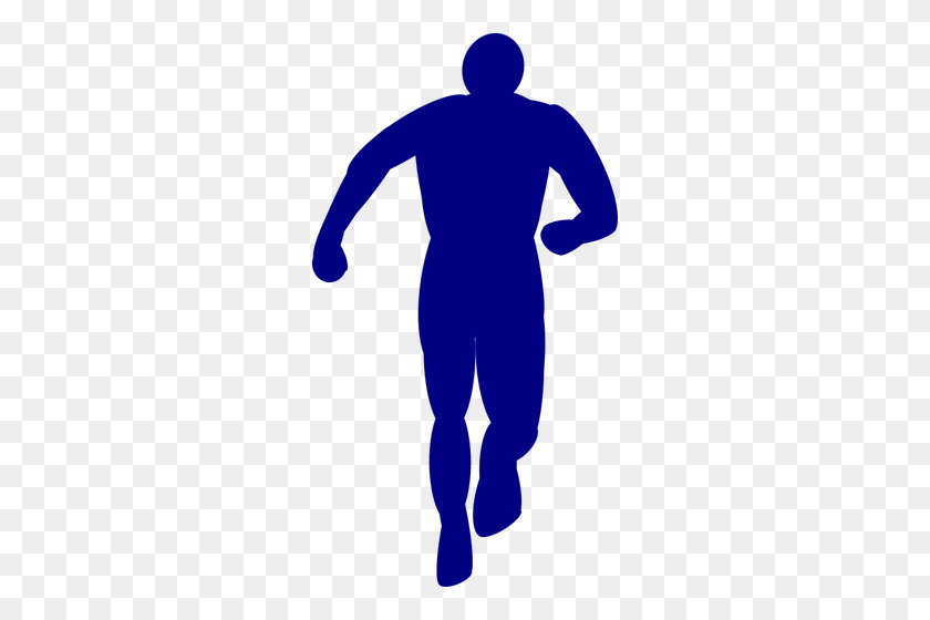 276x500 Running Man Image - Someone Running Clipart