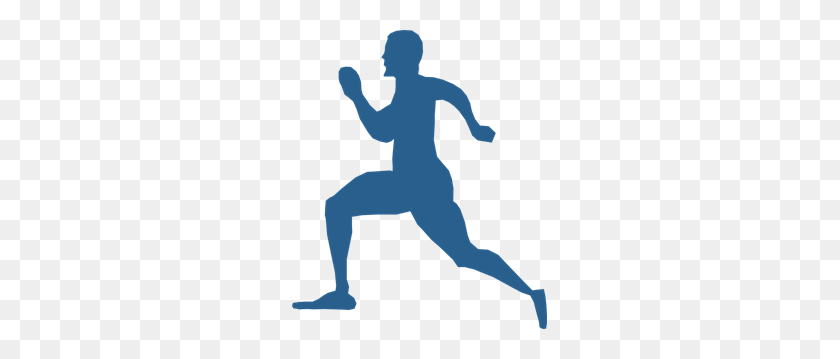 255x299 Running Man Png, Clip Art For Web - Knee Clipart