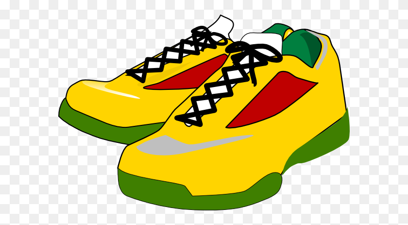 600x403 Running, Shoes Clip Art - Shoes Clipart