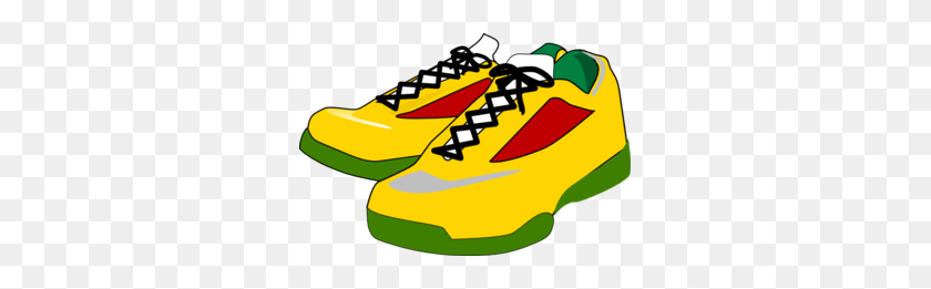 299x201 Running Shoes Clip Art - Clipart Running