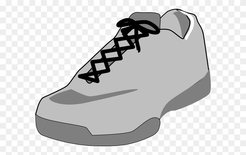 600x470 Running Shoes Clipart Shop - Pair Of Running Shoes Clipart