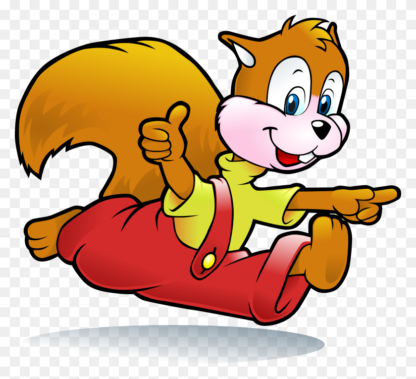 2400x2171 Running Squirrel Vector Clipart Image - Squirrel Clipart PNG