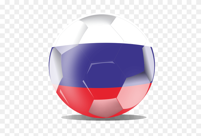 512x512 Russia Football Flag - Football Vector PNG