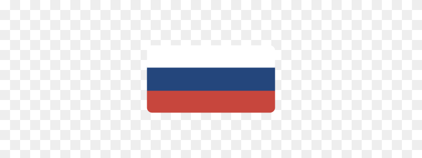 256x256 Rusia Icono Plano De La Bandera De Europa Conjunto De Iconos De Diseño De Icono Personalizado - Bandera Rusa Png