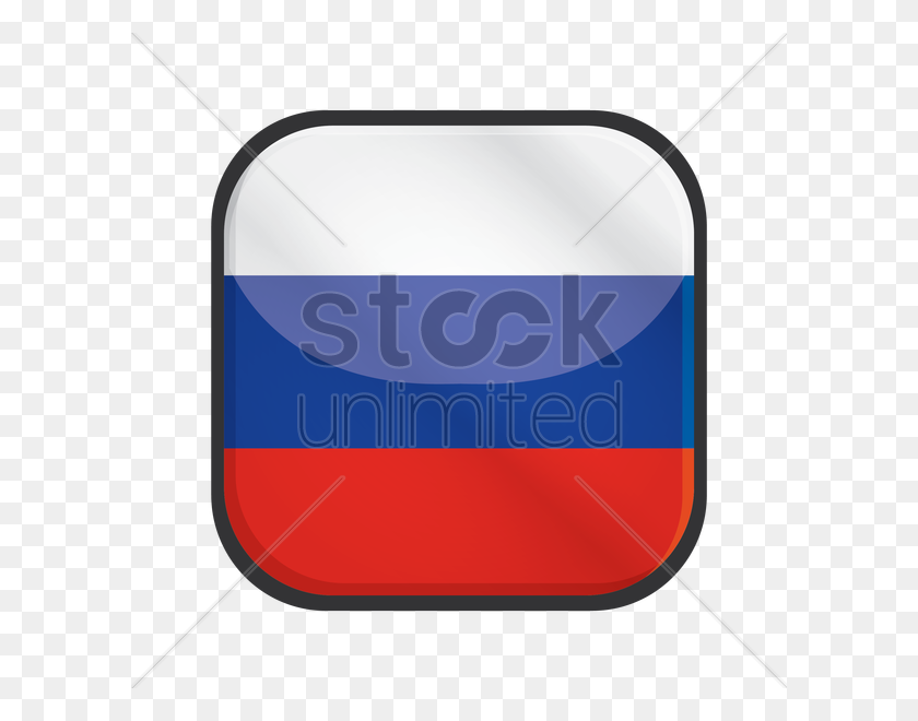 600x600 Bandera Rusa De Imagen Vectorial - Bandera Rusa Png