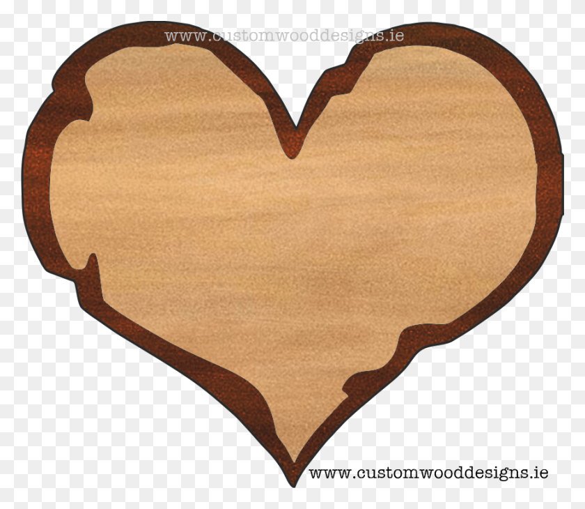 873x750 Rústico Corazón De Cedro Signo Diseños De Madera Personalizados - Rústico Png