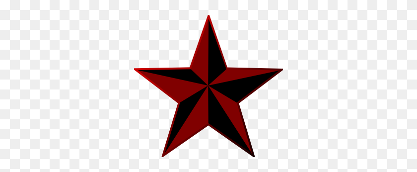 300x286 Деревенская Звезда Техаса Черно-Белая Графика - Техасский Клипарт Черно-Белый