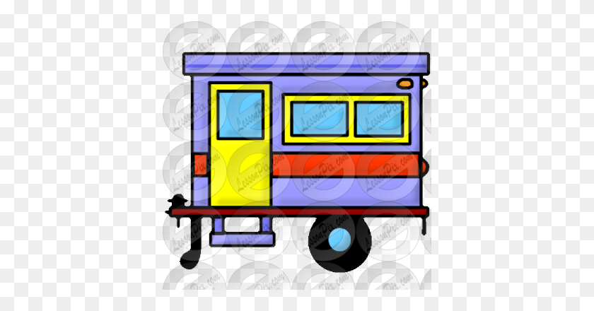 380x380 Rv Pull Picture For Classroom Therapy Use - Rv Clipart