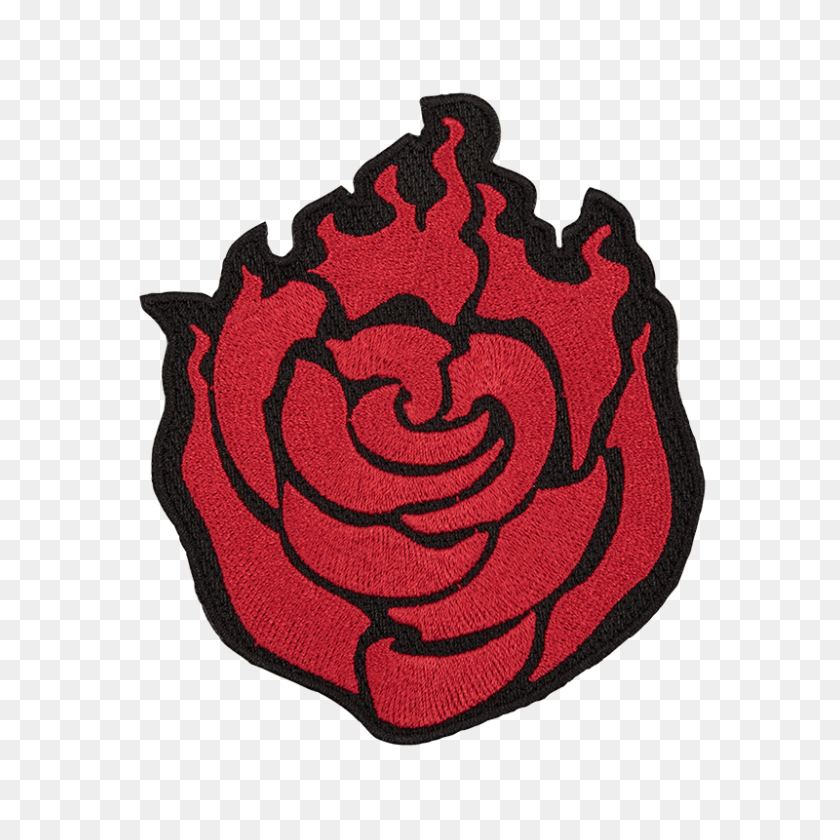 800x800 Rwby Ruby Rose Emblem Cosplay Patch Rooster Teeth Store Australia - Rwby PNG