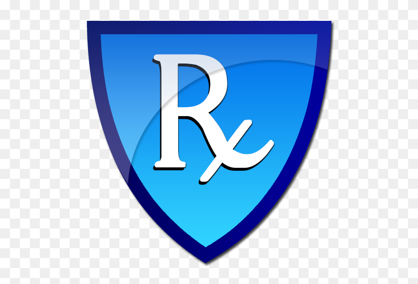 512x512 Rx Blue Shield Clipart Image - Shield Clipart PNG