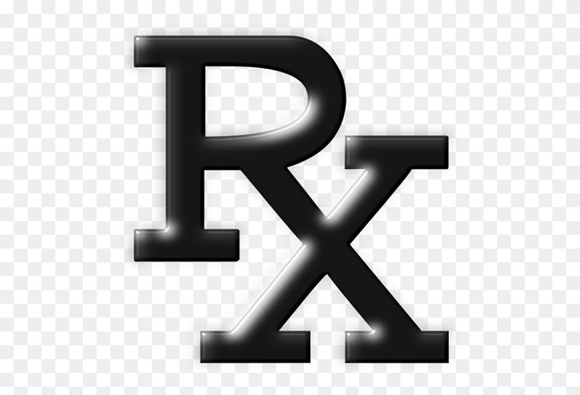 512x512 Rx Pharmacy Prescription Symbol Courier Clipart Image - Prescription Clipart