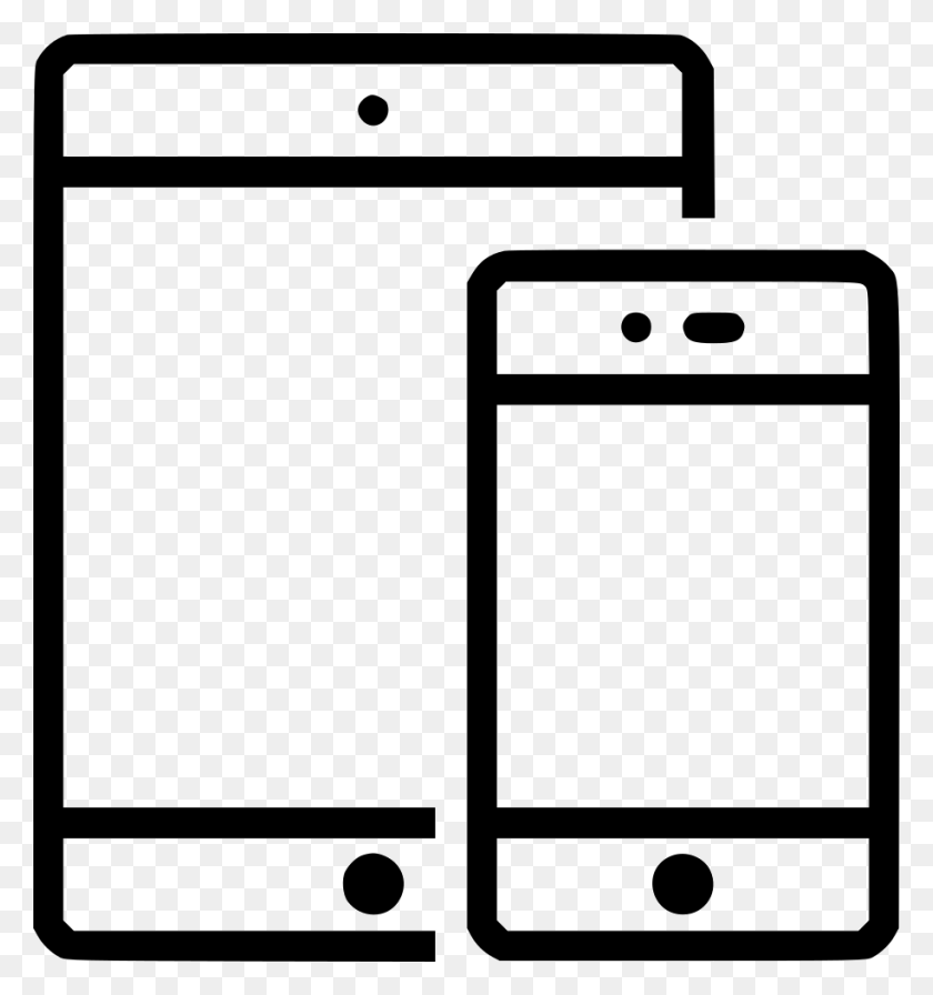 914x980 S Планшетный Телефон Ipad Iphone Мобильный Значок Png Скачать Бесплатно - Iphone Png