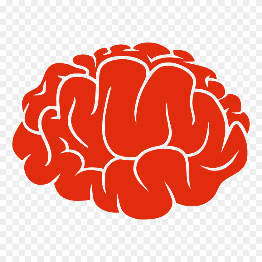 2000x2000 S Week Negative Thinking - Thinking Brain Clipart
