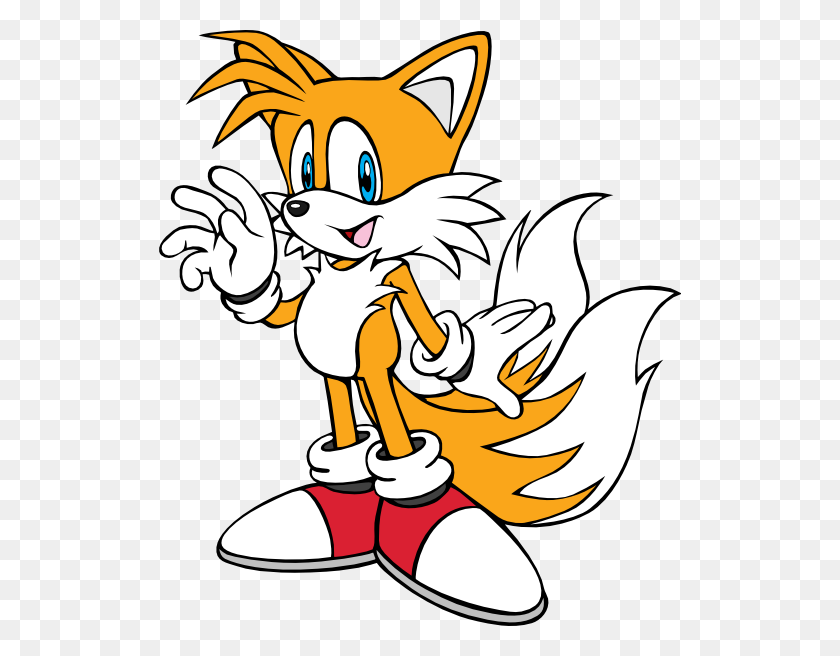 522x596 Sa Tails Clipart - Colas Png