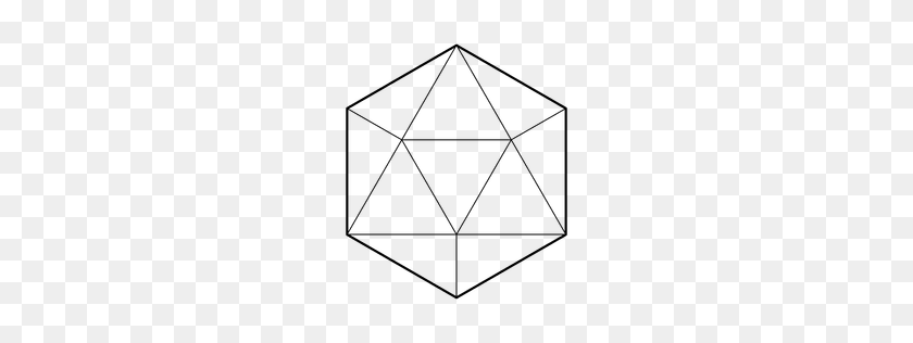 256x256 Sacred Geometry With Lines - Geometric Lines PNG