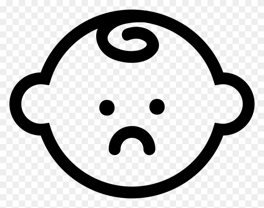 980x760 Sad Baby Face Png Icon Free Download - Baby Face PNG