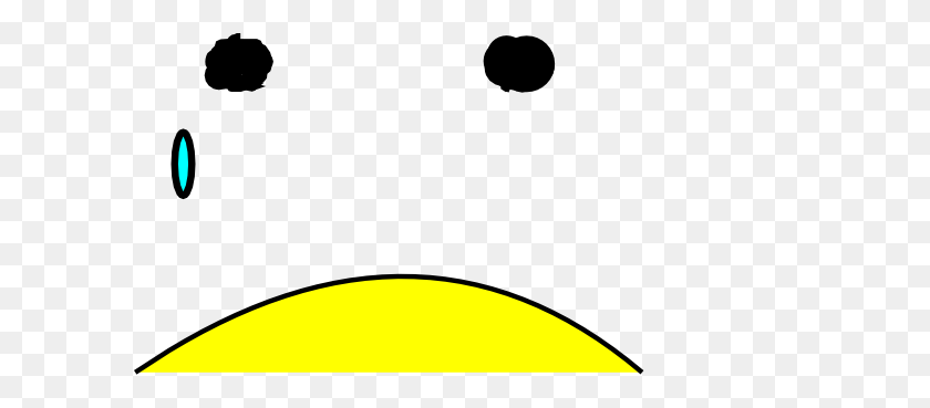 600x309 Sad Crying Face Clip Art - Sad Face Clipart