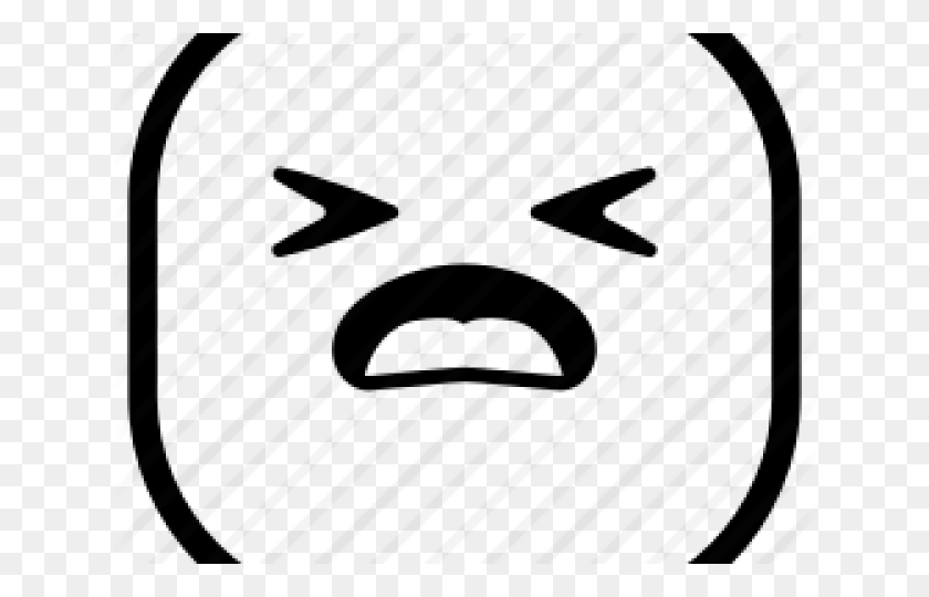 640x480 Imágenes Prediseñadas De Emoji Triste Enfermo - Imágenes Prediseñadas De Emoji En Blanco Y Negro