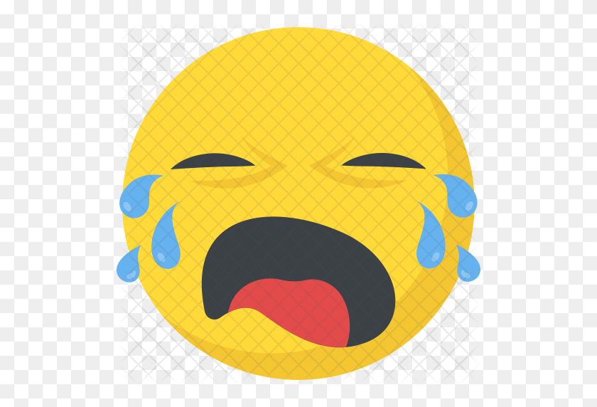 512x512 Sad Emoji Png Face Cry Pictures - Tear Emoji PNG
