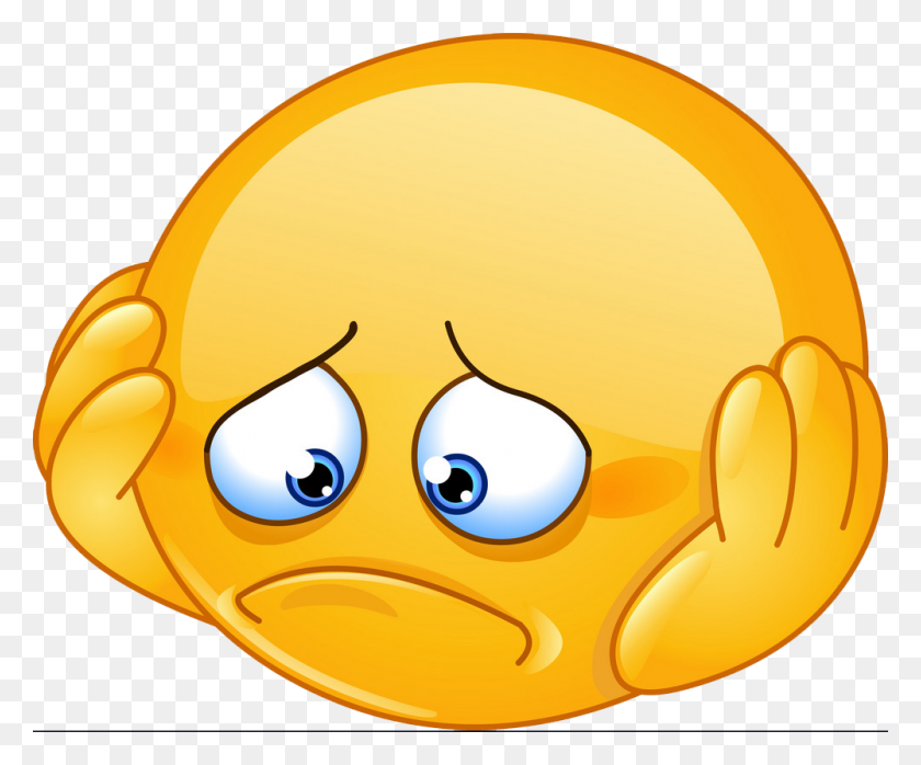 1000x818 Sad Face Emoji - Thinking Face Emoji PNG