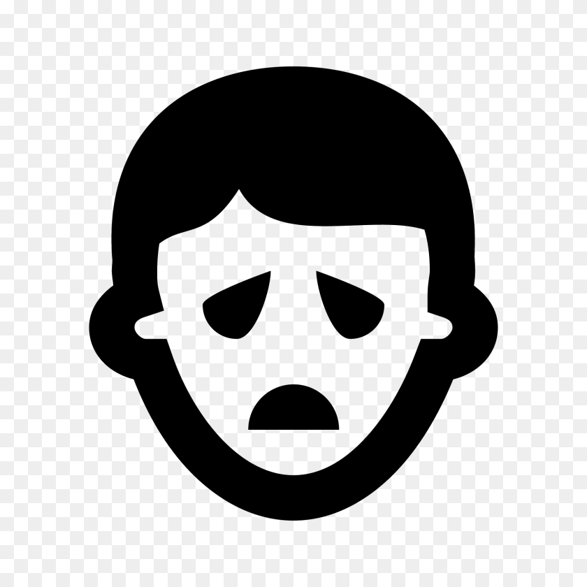1600x1600 Sad Face Icon - PNG Face