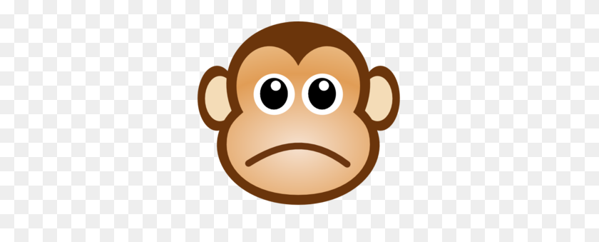 298x279 Sad Monkey Clipart Clip Art Images - Monkey Emoji PNG