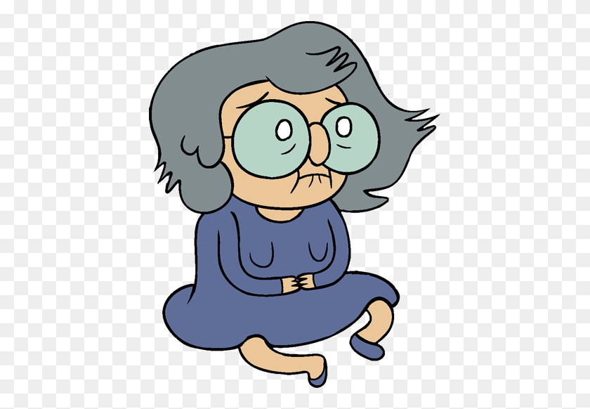 415x522 Sad Old People Cartoon Free Download Clip Art - Sad People Clipart