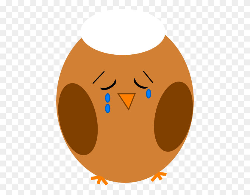 462x596 Sad Owl Brown Clip Art - Boy Owl Clipart