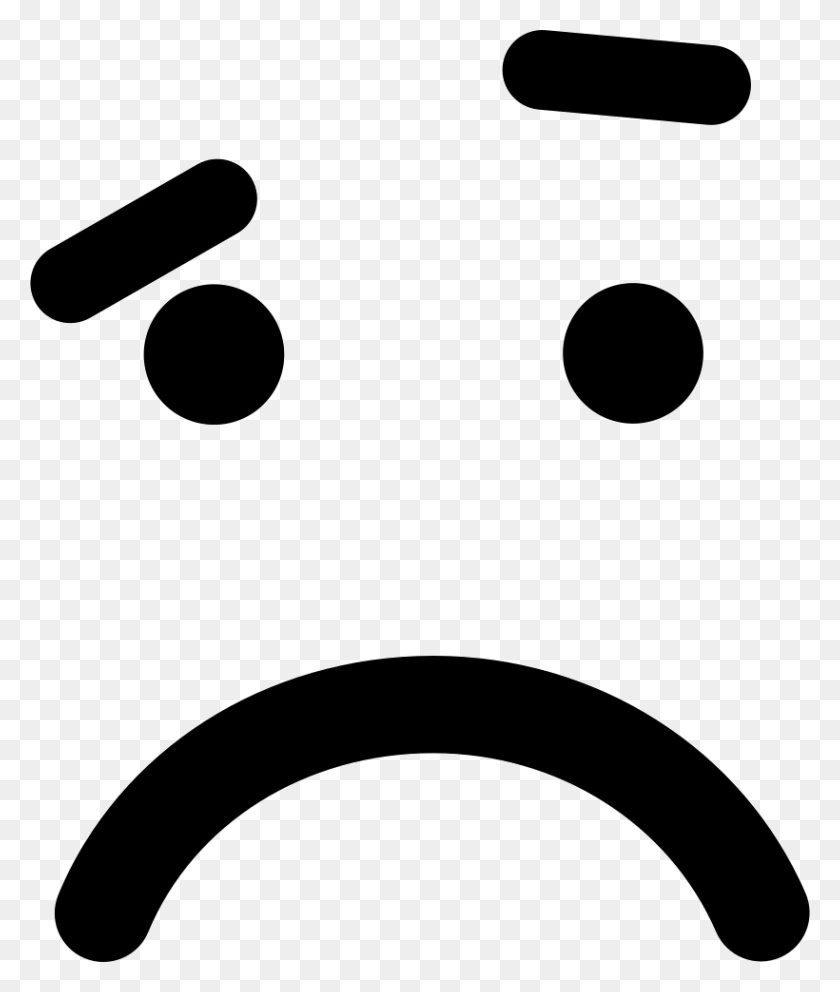 820x980 Sad Rounded Square Emoticon Png Icon Free Download - Rounded Square PNG