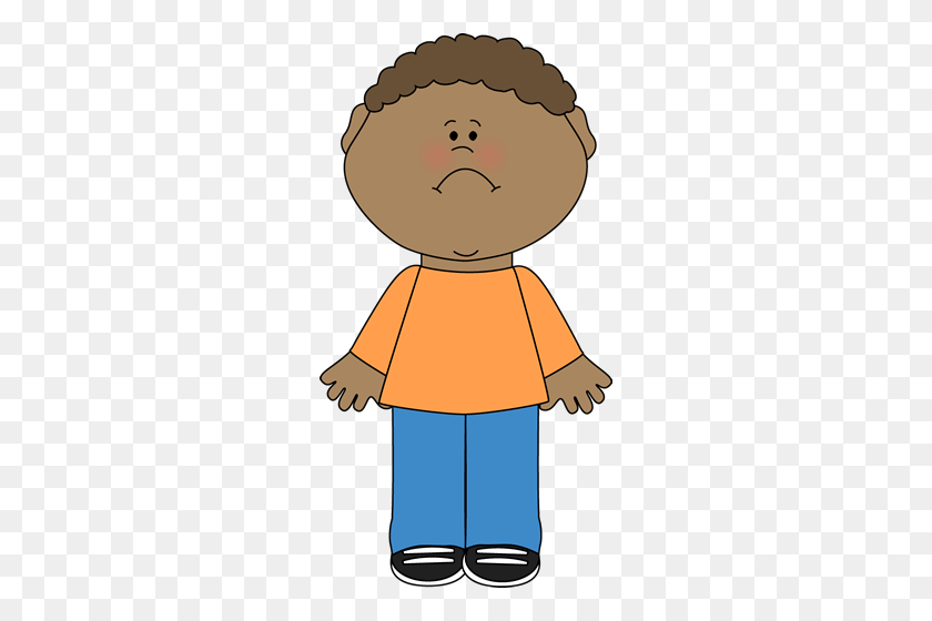 264x500 Sad Student Cliparts - Confused Student Clipart