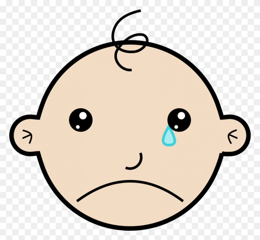 818x750 Печаль Младенческий Ребенок Плачет Депрессия - Грустный Человек Клипарт