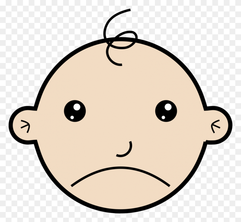 818x750 Sadness Smiley Emoticon Infant Crying - Sad Man Clipart