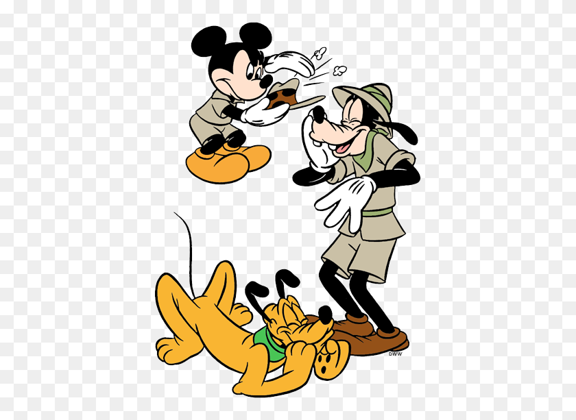 395x553 Safari Clipart Donald Duck - Safari Clipart