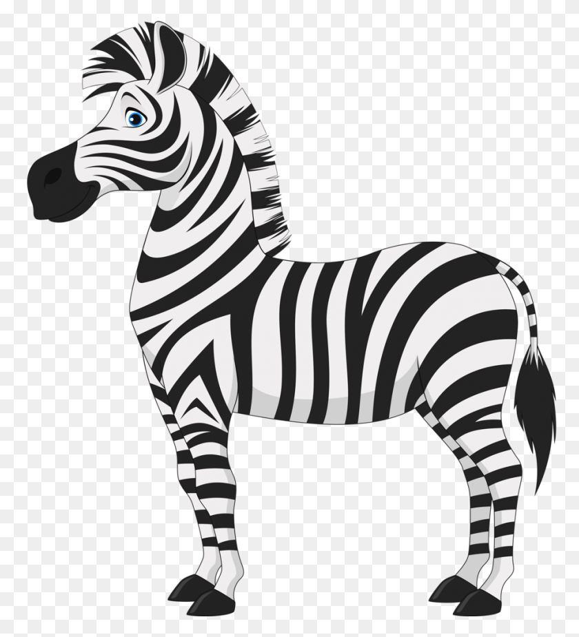 923x1024 Safari Imprimibles Cebra De Dibujos Animados, Dibujos Animados - Zebra Clipart Png