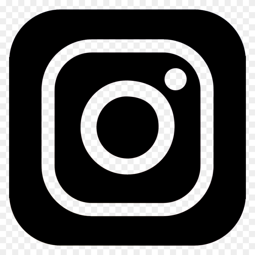 1000x1000 Seguridad - Logotipo De Instagram Png Blanco Y Negro