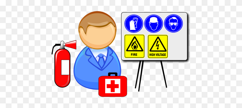 500x316 Safety And Health Instructor - Fire Safety Clipart