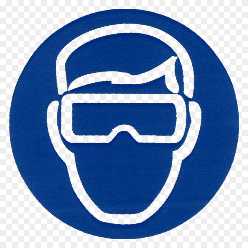 1024x1024 Safety Goggles Symbol Free Clipart Download - Science Goggles Clipart