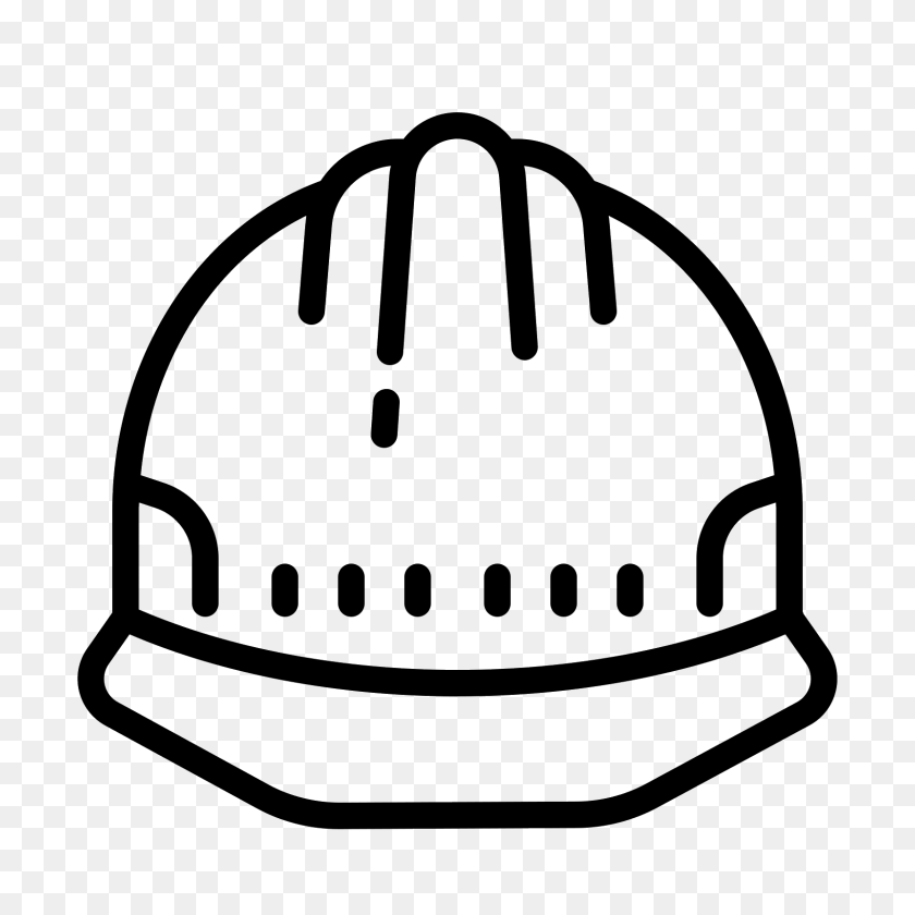 1600x1600 Safety Hat Icon - Hard Hat PNG