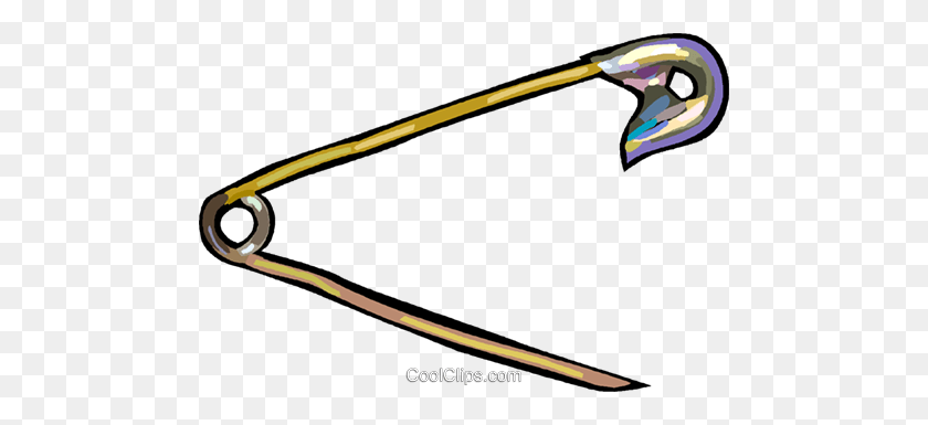 480x325 Safety Pin Royalty Free Vector Clip Art Illustration - Safety Clipart Free