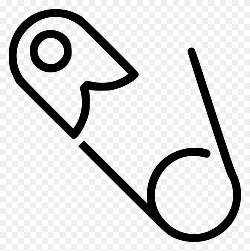 980x984 Safety Pin's Png Image - Safety Clipart Black And White