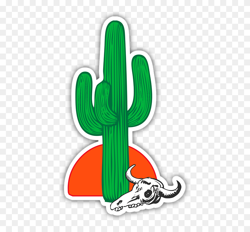 720x720 Pegatina Para El Parachoques De Cactus Saguaro - Imágenes Prediseñadas De Cactus Saguaro