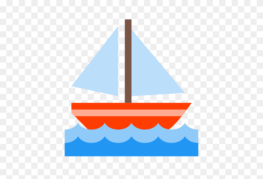 Sail Boat, Sea, Ship Icon With Png And Vector Format For Free - Sail Boat PNG