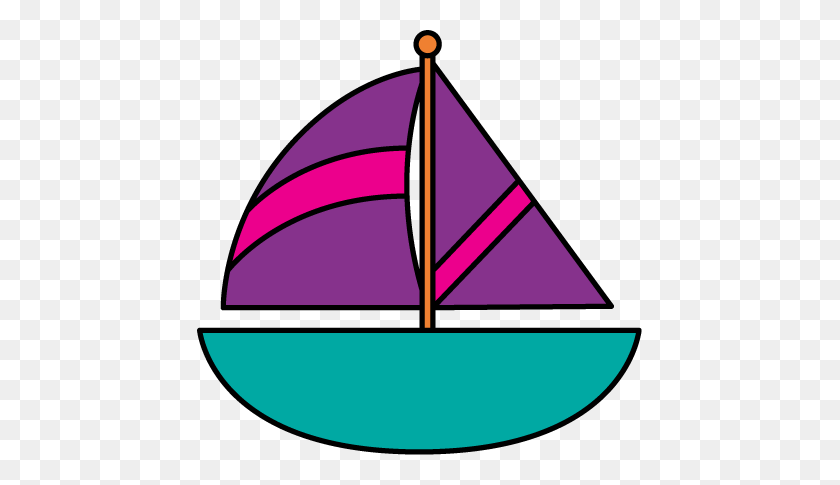 445x425 Sailboat Boat Clipart Seafood Clipart Image - Seafood Clipart