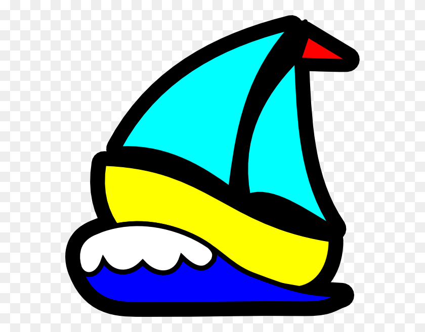 582x597 Sailboat Clip Art Item - Sailboat Clipart Free