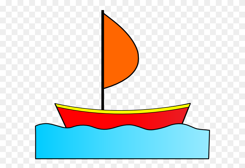 600x515 Sailboat Clip Art Of Boat Clipart Clipartix - Viking Clipart